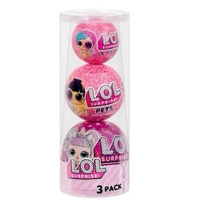 LOL Surprise 3 Pack Pink Balls Sparkle and Eye